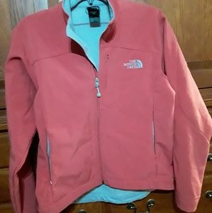 Pink North Face jacket